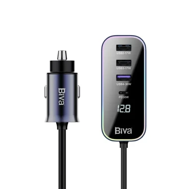 شارژر فندکی بیوا مدل CC-014 توان 107 وات