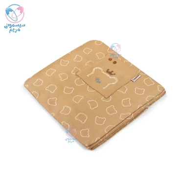 پتو نخی کارامل مدل 1872طرح خرس