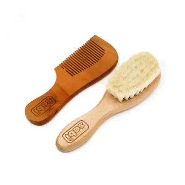 شانه و برس چوبی الیاف طبیعی سبی مدل sebi