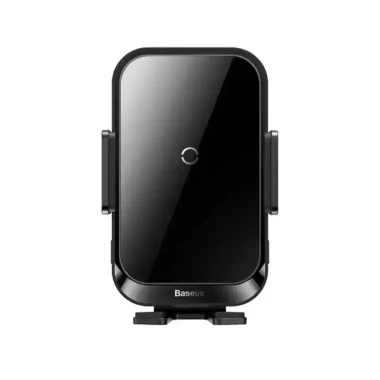پایه نگهدارنده و شارژر بی‌سیم گوشی موبایل باسئوس مدل Baseus Halo Electric توان 15 وات