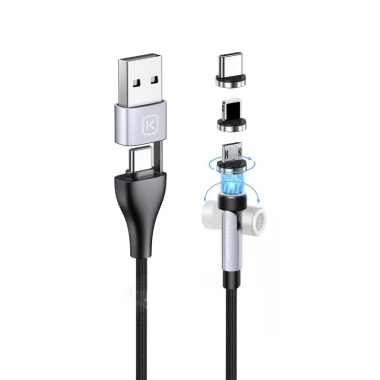 کابل شارژ مغناطیسی 6 در 1 کولا مدل Kuulaa KL-AC57  طول 1 متر ۱۵ وات