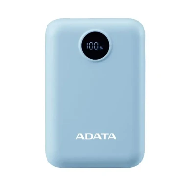 پاوربانک ای دیتا مدل ADATA C100 Digital Display ظرفیت 10000 میلی‌آمپر ساعت