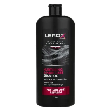 شامپو مو بانوان لروکس ترمیم کننده موهای خشک و آسیب دیده ( Nurturing Hair Care ) وزن 550 گرمی (کارتن 12 عددی)