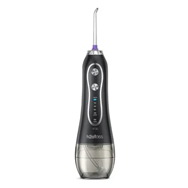 مسواک برقی و واترجت اچ تو اوفلس مدل h2ofloss HF-6 مشکی