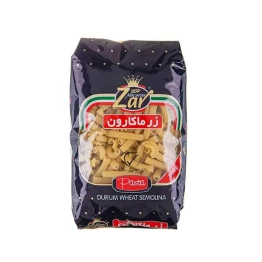 ماکارونی مدل میکس زر ماکارون وزن 500 گرمی (کارتن 20 بسته‌ای)