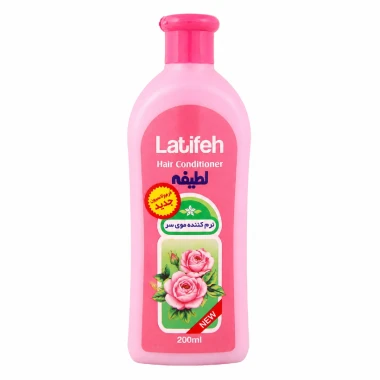نرم کننده موی سر لطیفه مدل ( Flower ) حجم 200 میلی لیتری (کارتن 12 عددی)