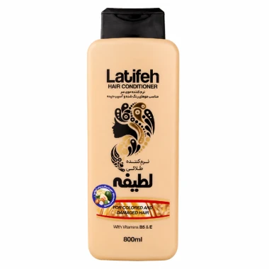 نرم کننده موی سر لطیفه مدل طلایی (Gold) حجم 800 میلی لیتری (کارتن 12 عددی)