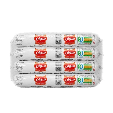  سوسیس هات داگ پنیر 70 درصد سوان وزن ۵۰۰ گرم (بسته بندی توری)