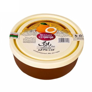 مربا بالنگ موسوی طرح ویترا وزن 350 گرمی (کارتن 12 عددی)