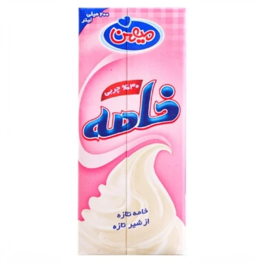 خامه نیمه چرب میهن حجم 200 میلی لیتری (بسته 36 عددی)