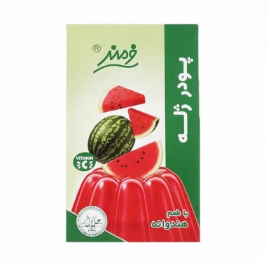 پودر ژله هندوانه فرمند وزن 100 گرمی (کارتن 9 بسته‌ای)