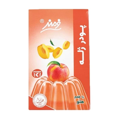 پودر ژله هلو فرمند وزن 100 گرمی (کارتن 9 بسته‌ای)