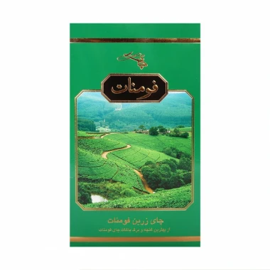 چای شکسته ممتاز زرین فومنات وزن 450 گرمی (کارتن 12 بسته‌ای)