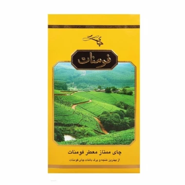 چای شکسته معطر ممتاز فومنات وزن 450 گرمی (کارتن 12 بسته‌ای)