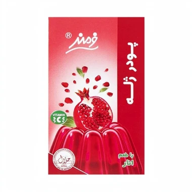 پودر ژله انار فرمند وزن 100 گرمی (کارتن 9 بسته‌ای)