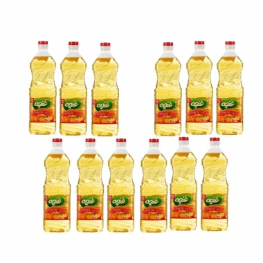 روغن مایع غنچه مخصوص سرخ کردنی بدون پالم وزن 810 گرمی (کارتن 12 عددی)