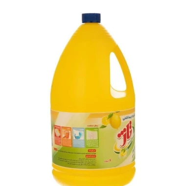 مایع سفید کننده و ضدعفونی کننده 3 در 1 با رایحه لیمو تاژ حجم 4 لیتری