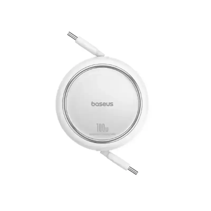 کابل فست شارژ جمع شونده مدل  Free2Draw Mini Type-C To Type-C 100W  طول 100 سانتی‌متر
