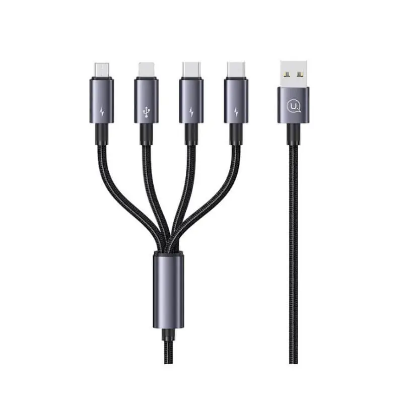 کابل شارژ 4in1 یوسمز مدل US-SJ739 با طول 1.2 متر