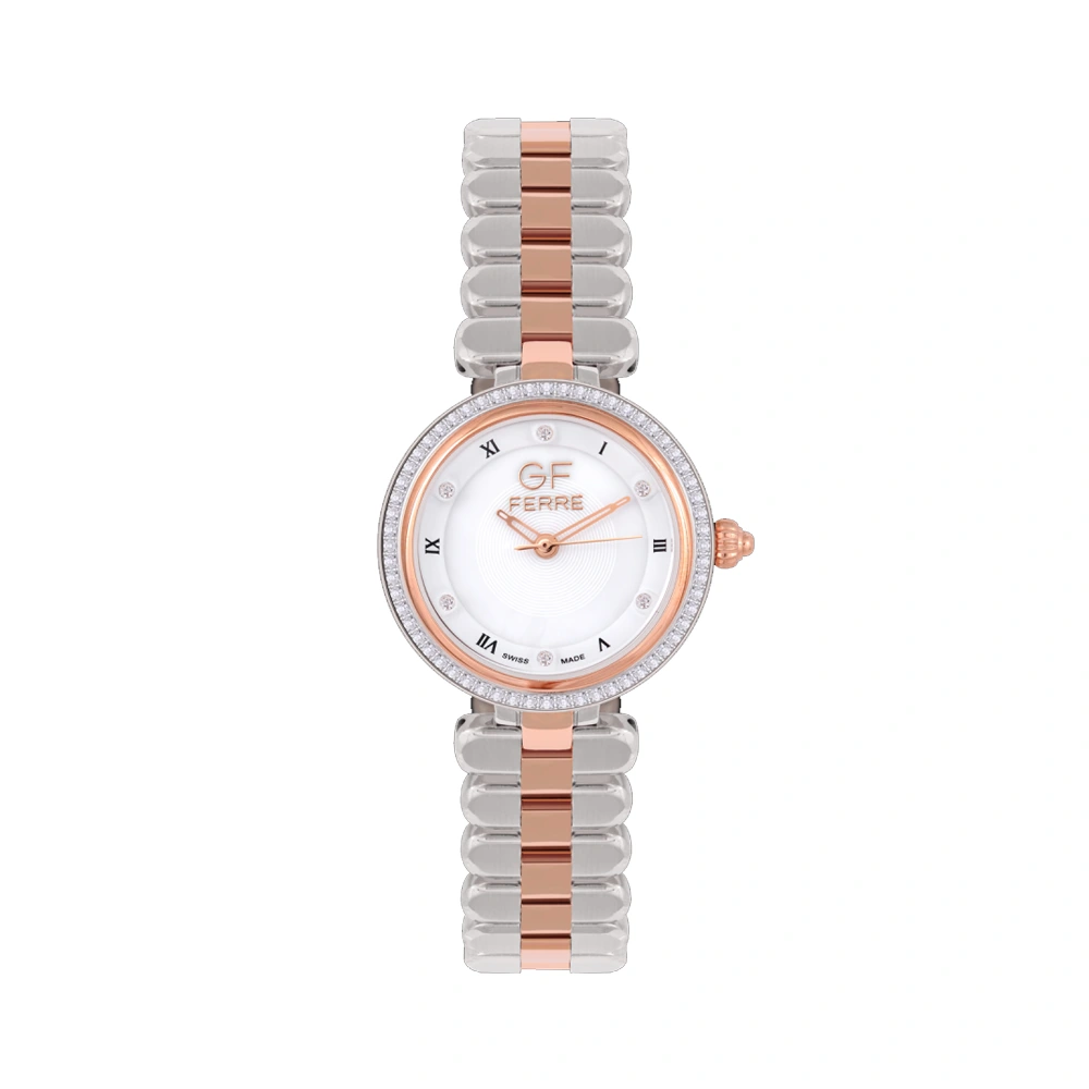ساعت زنانه جی اف فره کوارتز مدل GF Ferre Quartz GFTR170039LZ