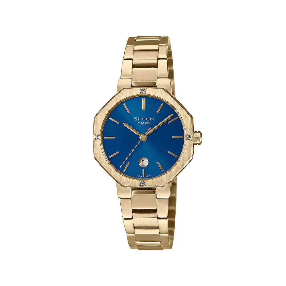 ساعت زنانه کاسیو شین کوارتز مدل Casio Sheen Quartz SHE-4543G-2AUDF