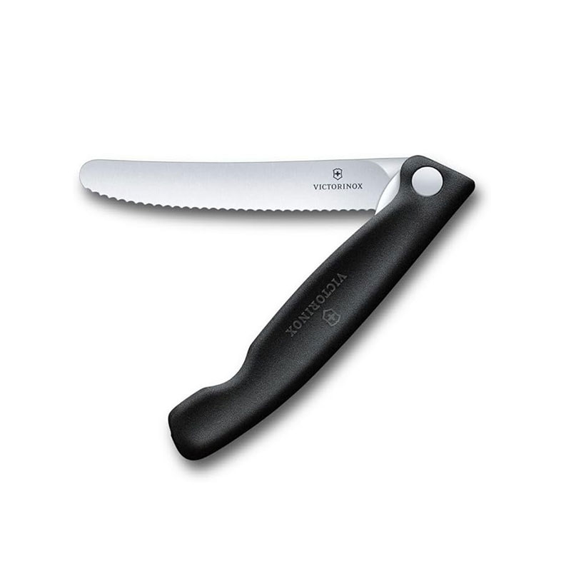 چاقوی تاشو ویکتورینوکس مدل Victorinox Picnic Knife 6.7833.F مشکی مناسب پیک نیک