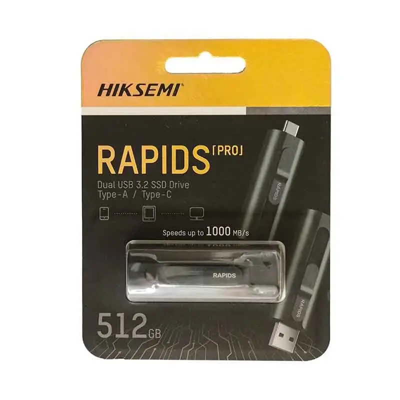 هارد اس اس دی اکسترنال هایک سمی مدل HIKSEMI Rapids PRO S1000 ظرفیت 512 گیگابایت