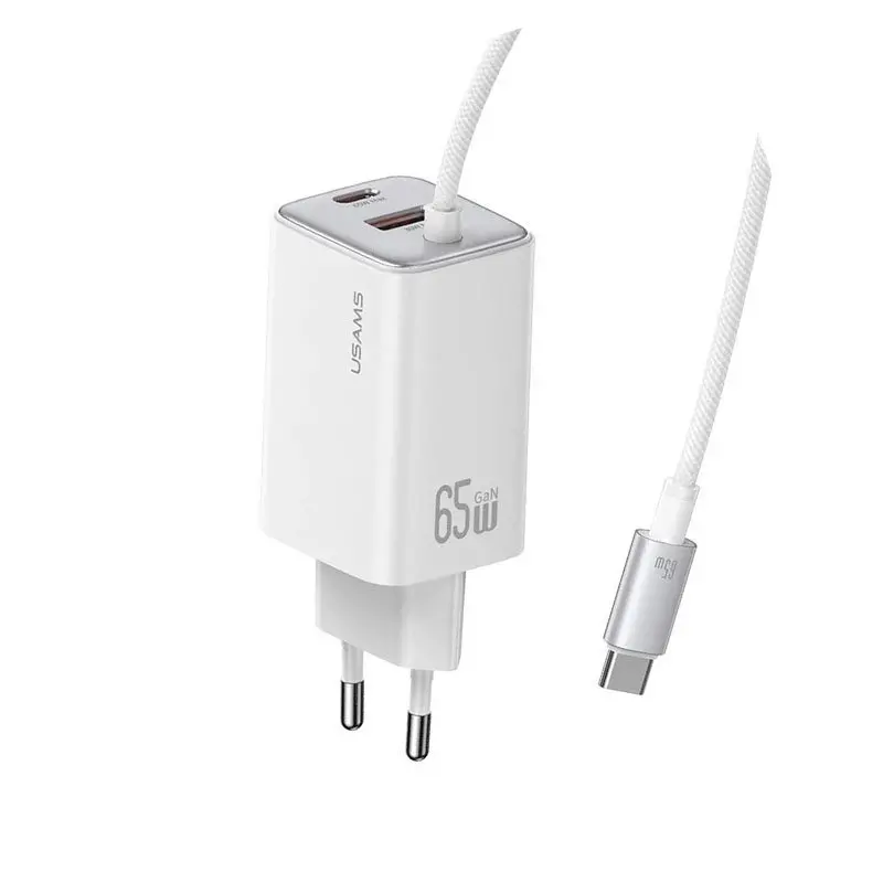 شارژر دیواری یوسمز مدل USAMS US-CC266 با توان 65 وات