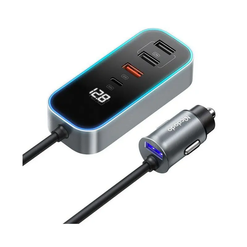 شارژر فندکی 5 پورت مک دودو مدل Mcdodo CC-1900 توان 107 وات
