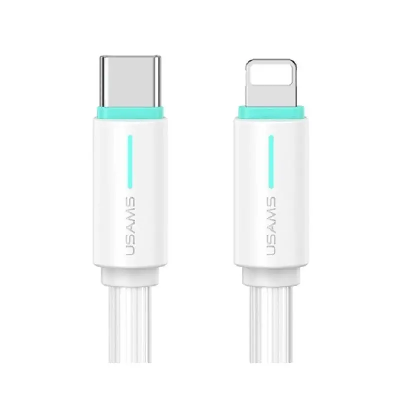کابل شارژ USB-C to Lightning یوسمز مدل Usams US-SJ735 با طول 1 متر توان 30 وات