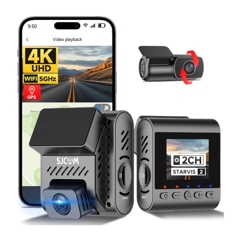 ست دوربین جلو و عقب خودرو اس جی کم مدل sjcam M60 2CH