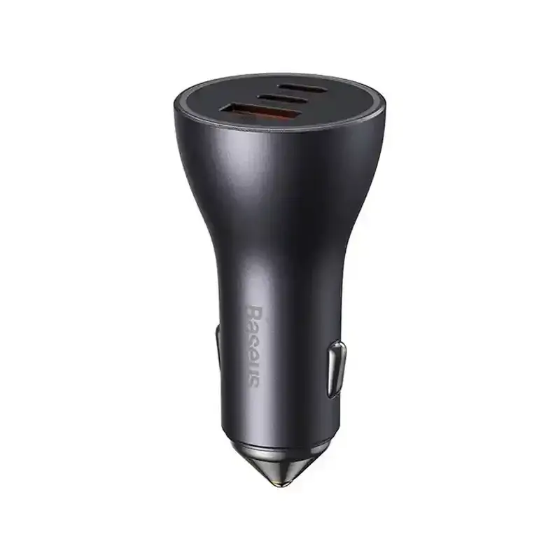 شارژر فندکی باسئوس مدلBaseus Golden Contactor Pro Car Charger U+C+C توان 65 وات
