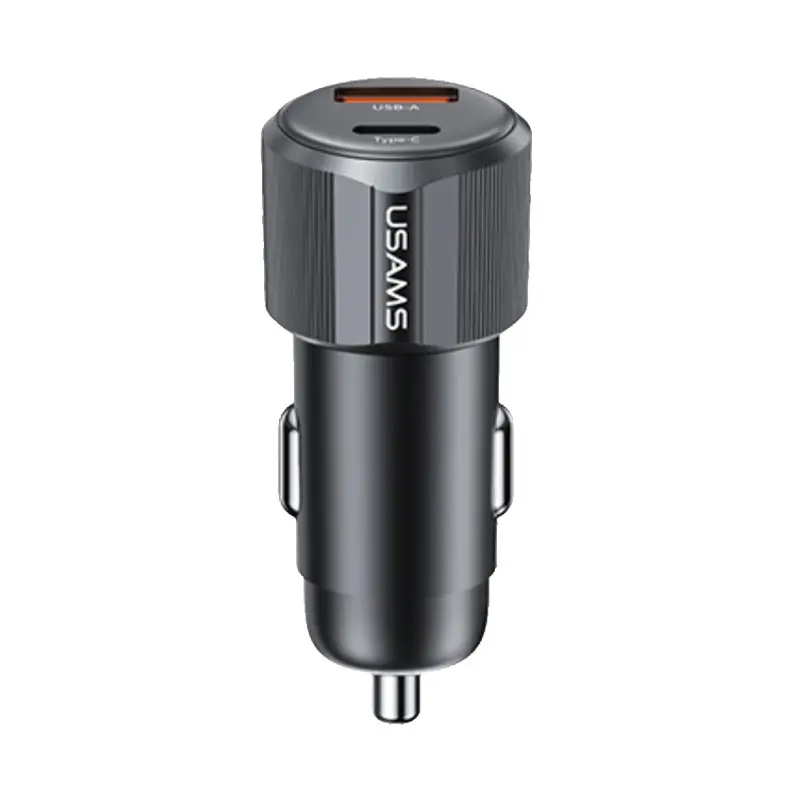 شارژر فندکی یوسمز مدلUSAMS CC283 A+C Mini Car Charger توان 60 وات