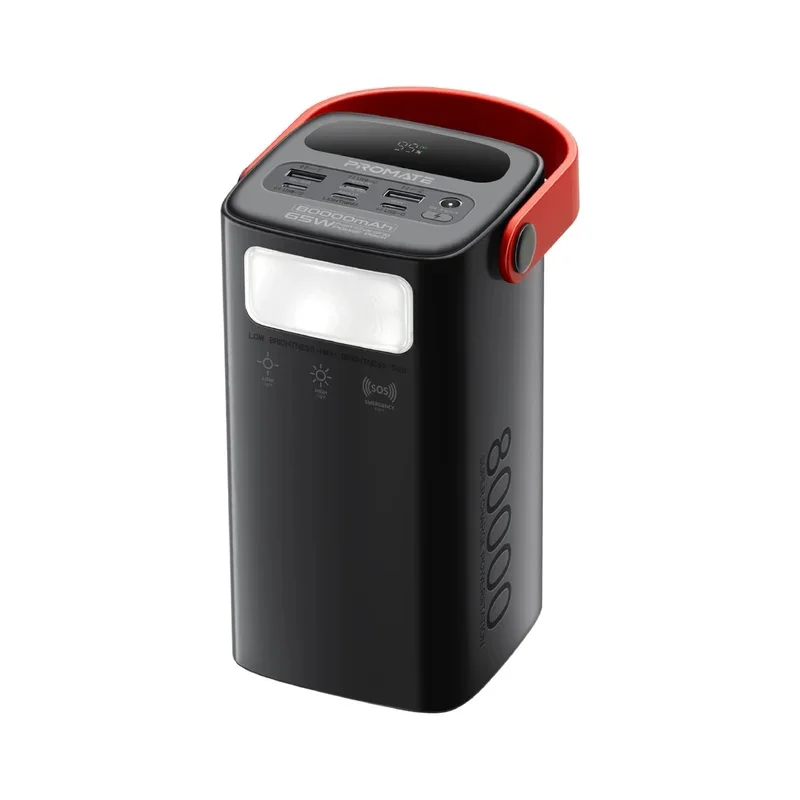 پاوربانک پرومیت مدل Promate POWERMINE-80 به ظرفیت 80000 میلی‌آمپرساعت و توان 65 وات