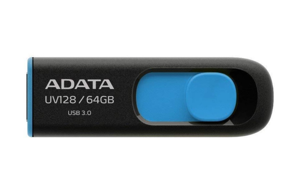 فلش مموری ADATA مدل UV128 ظرفیت 64 گیگابایت