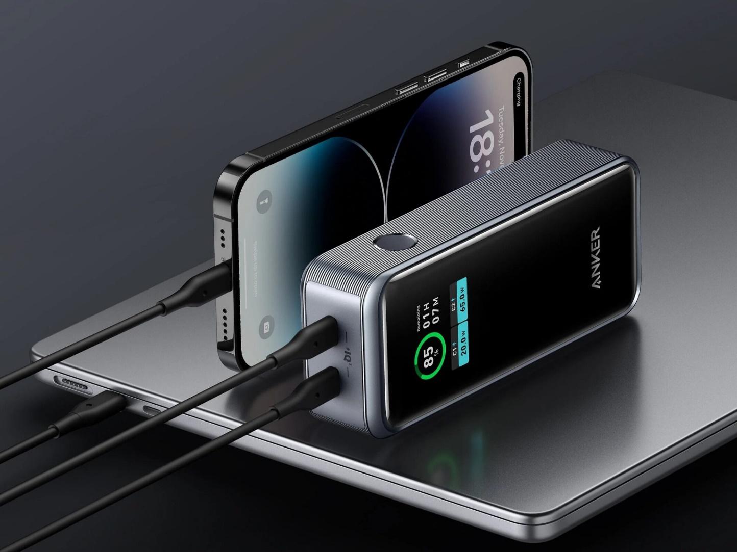 پاوربانک انکر مدل Anker Prime -A1335 با ظرفیت 12000 میلیآمپر ساعت